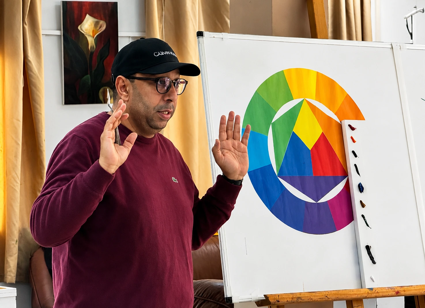 L'atelier accueille regulierement des accrochages et des rencontres :